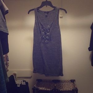 Gray formal dress